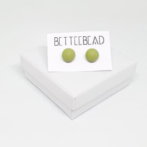 Pisztácia pötty fülbevaló