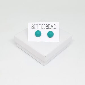 Türkiz pötty fülbevaló