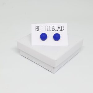 Királykék pötty fülbevaló