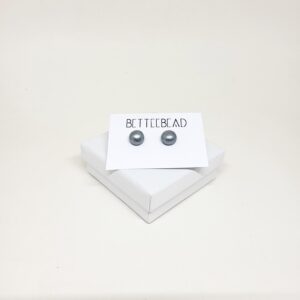 Ezüst pötty fülbevaló